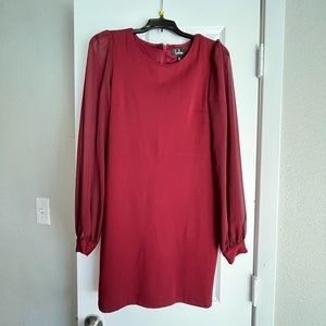 NWT! Lulu’s Maroon Dress
